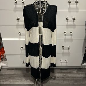 Doe & Rae Striped Cardigan, size L